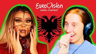 ENGLISH GIRL REACTS TO ALBANIAS SONG FOR EUROVISION 2022  RONELA HAJATI  SEKRET [upl. by Verne]