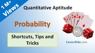 Probability  Shortcuts amp Tricks for Placement Tests Job Interviews amp Exams [upl. by Derinna408]