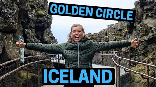 ICELANDs GOLDEN CIRCLE  Faults Geysers Waterfalls amp Hot Springs ALL IN ONE DAY [upl. by Yoccm700]