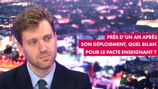 Près dun an après son déploiement quel bilan pour le Pacte enseignant [upl. by Arman294]