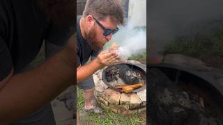 LIGHT a FIRE like a PRO with Flint and Steel 🔥 outdoors survival [upl. by Onahpets]