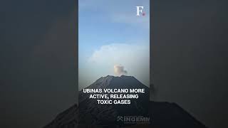 Ubinas Volcano Increases Activity Peru Authorities Sound Orange Alert [upl. by Caterina]