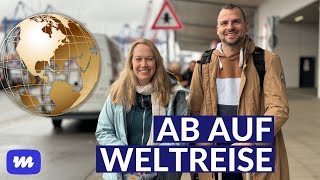 AIDAWeltreise 202324 Barbara und Michael gehen an Bord mit mir [upl. by Solracnauj]