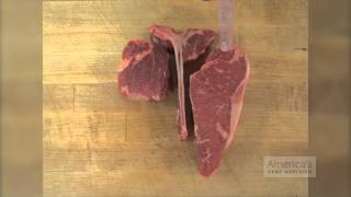 Super Quick Video Tips Whats the Difference Between a Porterhouse and a TBone Steak [upl. by Edyaw]