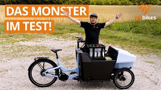 Der Multivan unter den Lastenrädern 😮🚴‍♀️ Das HNF Nicolai CD2 Cargo im Test [upl. by Demona324]