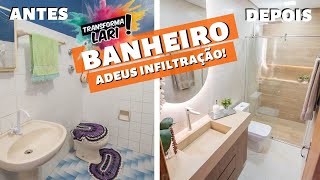 BANHEIRO CHIQUE  REFORMAMOS EM 10 DIAS  TRANSFORMA LARI 2  LARISSA REIS ARQUITETURA [upl. by Notsecnirp]