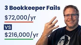 3 Bookkeeping Business Fails You Gotta Stop Starting a Bookkeeping Business amp Accounting Firm [upl. by Conall]