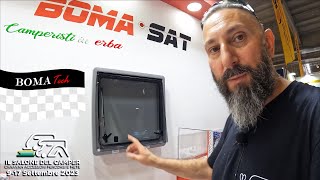 BOMA TECH azienda leader per antifurti retrocamere localizzatori e non solo SALONE DEL CAMPER 2023 [upl. by Analihp]