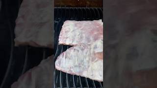 Barbecuing Pork Baby Back Ribs  FULL RACK youtubeshorts shorts [upl. by Cl]