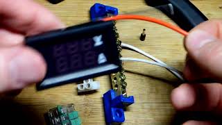 First Wiring Up Digital Volt Ammeter unit using Ferrules for Current Voltage Measurements [upl. by Metah]