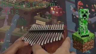 Haggstrom  C418 Minecraft  Kalimba CoverTutorial [upl. by Akamaozu]