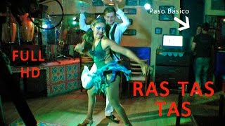 SALSA CHOQUE PASO BASICO RAS TAS TAS EN PAREJA FULL HD [upl. by Dranel]