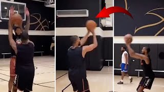 Mikal Bridges Going Viral For New Hitch in Jump Shot Ahead of New York Knicks Debut [upl. by Messere823]