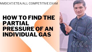 134 How to find the partial pressure of an Individual gas in a mixture of gases Chemistry mcqs [upl. by Ellerehc]