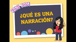 ¿Qué es una narración explicado para niños [upl. by Knut]