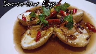 Soninlaw EggsSoninLaw Eggs Recipe ไข่ลูกเขย  Kai Look Keuy  Thai Appetizer Egg Recipes [upl. by Gniw]