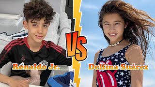 Cristiano Ronaldo Jr VS Delfina Suárez Luis Suárezs Daughter Transformation ★ From Baby To 2024 [upl. by Nanor]