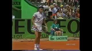 Gabriela Sabatini v Monica Seles Rome 1992 pt1 [upl. by Okomot]