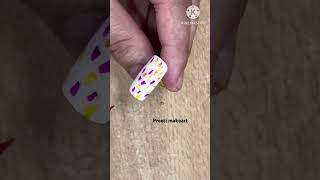 🫧🥰dotting art nail art shorts youtubeshorts love nail art 2024 [upl. by Buckden352]