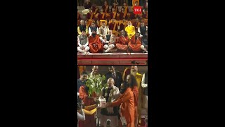 Rishikesh Amit Shah CM Dhami participate in ‘Ganga Aarti’ [upl. by Geoff970]