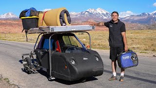 Mini Electric Car 100 Miles Off Road  Overnight Camping [upl. by Bird773]