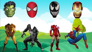 TEBAK GAMBAR TOP SUPERHERO  AVENGERS MARVEL SPIDER MAN IRON MAN HULK VENOM CAPTAIN AMERICA [upl. by Keare]