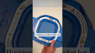 Hooping a Youth Bucket Hat with Mighty Hoops [upl. by Naujyt]