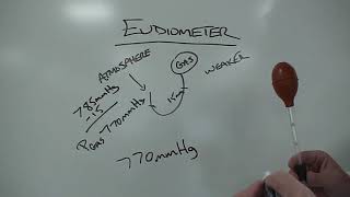 eudiometer amp determining the pressure of a gas [upl. by Elka]