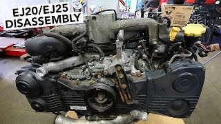 SUBARU Engine Rebuild  EJ20  EJ25 Teardown How To [upl. by Humo35]