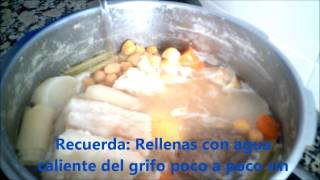 Puchero Andaluz Receta auténtica y original de la Abuela María [upl. by Euqinmod]