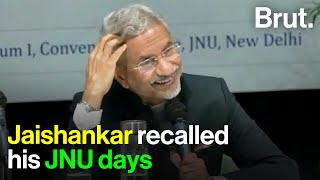 When Jaishankar spoke about meeting his first wife in JNU campus [upl. by Lainahtan]