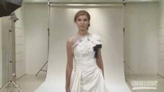 Reem Acra Bridal Spring 2011  Videofashion Daily [upl. by Chemosh741]