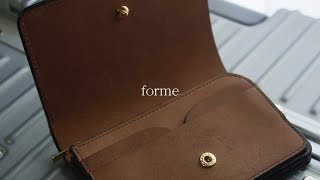 【一生コレでいい】formeのコードバンショートウォレット【財布】 [upl. by Eltotsira]