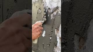 Tile adhesive mixture shorts construction building constructiontips [upl. by Hanauq]