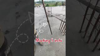 Building Slab concrete depth checking [upl. by Gnaht]