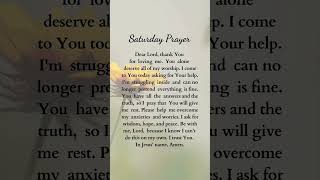 Saturday morning prayer 🙏prayer prayerrequest shortvideo jesusprayer hope satu motivation [upl. by Ole]