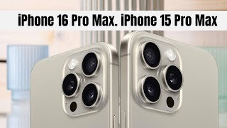 iPhone 16 Pro Max vs iPhone 15 Pro Max Spot the Differences [upl. by Beverie348]