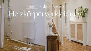 Heizkörperverkleidung DIY mit Wiener Geflecht und Stuckleisten [upl. by Dominik180]