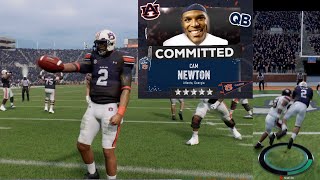 I CREATED CAM NEWTON IN ROAD TO GLORY Cam Newton Road to Glory Episode 1 [upl. by Harpp]