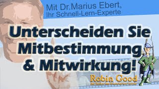 Unterscheiden Sie Mitbestimmung und Mitwirkung [upl. by Starr]