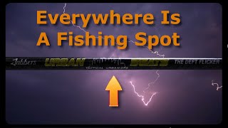 Urban Fishing Revolution Everywhere Is A Fishing Spot With This Travel Rod [upl. by Hanahs]