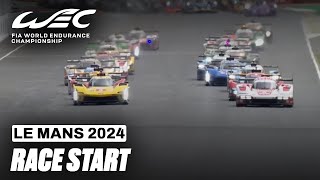 Race Start And First Lap I 2024 24 Hours of Le Mans I FIA WEC [upl. by Tito]