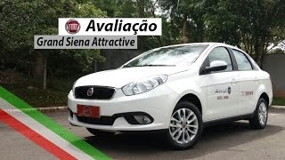 Avaliação  Fiat Grand Siena Attractive 14  Curiosidade Automotiva® [upl. by Nosremaj]