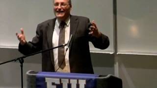 Nazi hunter Efraim Zuroff Lecture at FIU  November 16 2009 [upl. by Wilone]