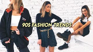 HOW TO STYLE 90s TRENDS IN 2019 ☆ mom jeans plaid skirts doc martens etc [upl. by Aluin218]