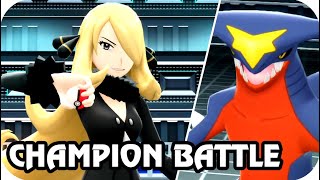 Pokémon Brilliant Diamond amp Shining Pearl  Champion Cynthia Battle HQ [upl. by Libb]