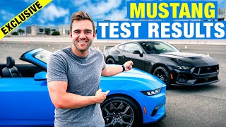 TRACK TESTED 2024 Ford Mustang GT amp EcoBoost  New and Improved  060 ¼ Mile Handling amp More [upl. by Xino]