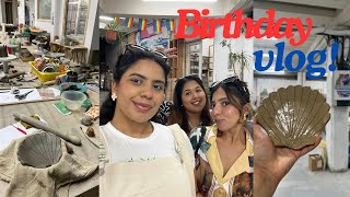 BIRTHDAY VLOG POTTERY CLASS DILJIT DOSANJH CONCERT VR GAMES [upl. by Htebi]