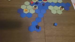 Blue Warship Attacks Orange Merchant [upl. by Moyra]