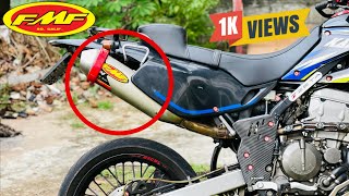 D Tracker 250 Exhaust sound 🔥 powered by FMF tracker fmf japan [upl. by Sondra]